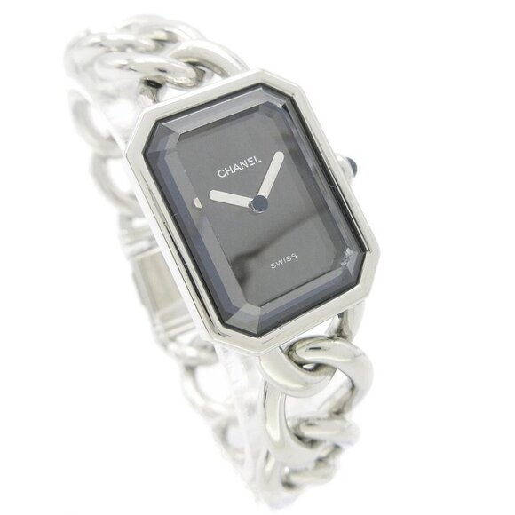 Chanel Premiere Ladies Quartz Watch #L V.M.63364 Silver Stainless Steel 57987 main image 9